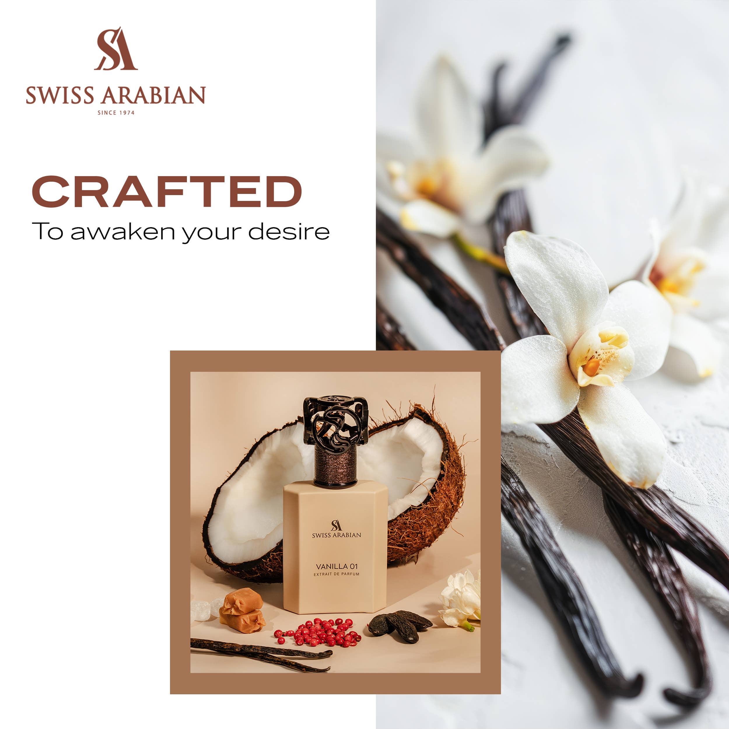 Swiss Arabian Vanilla 01 Extrait de Parfum 50ml