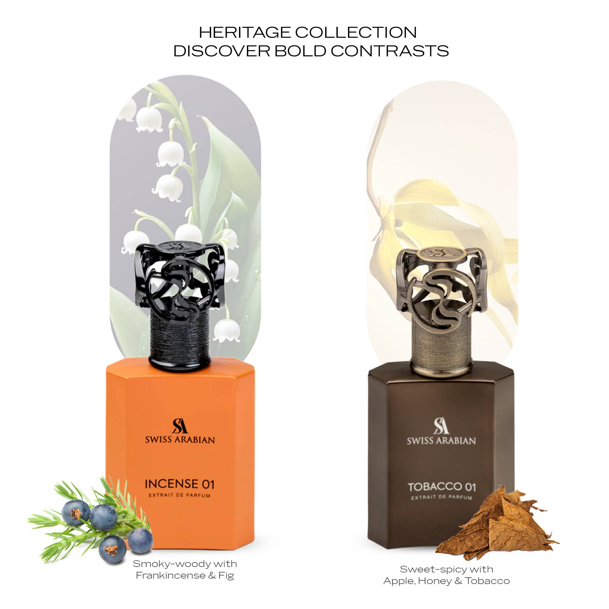 Swiss Arabian Incense 01 Extrait de Parfum for Unisex 50ml