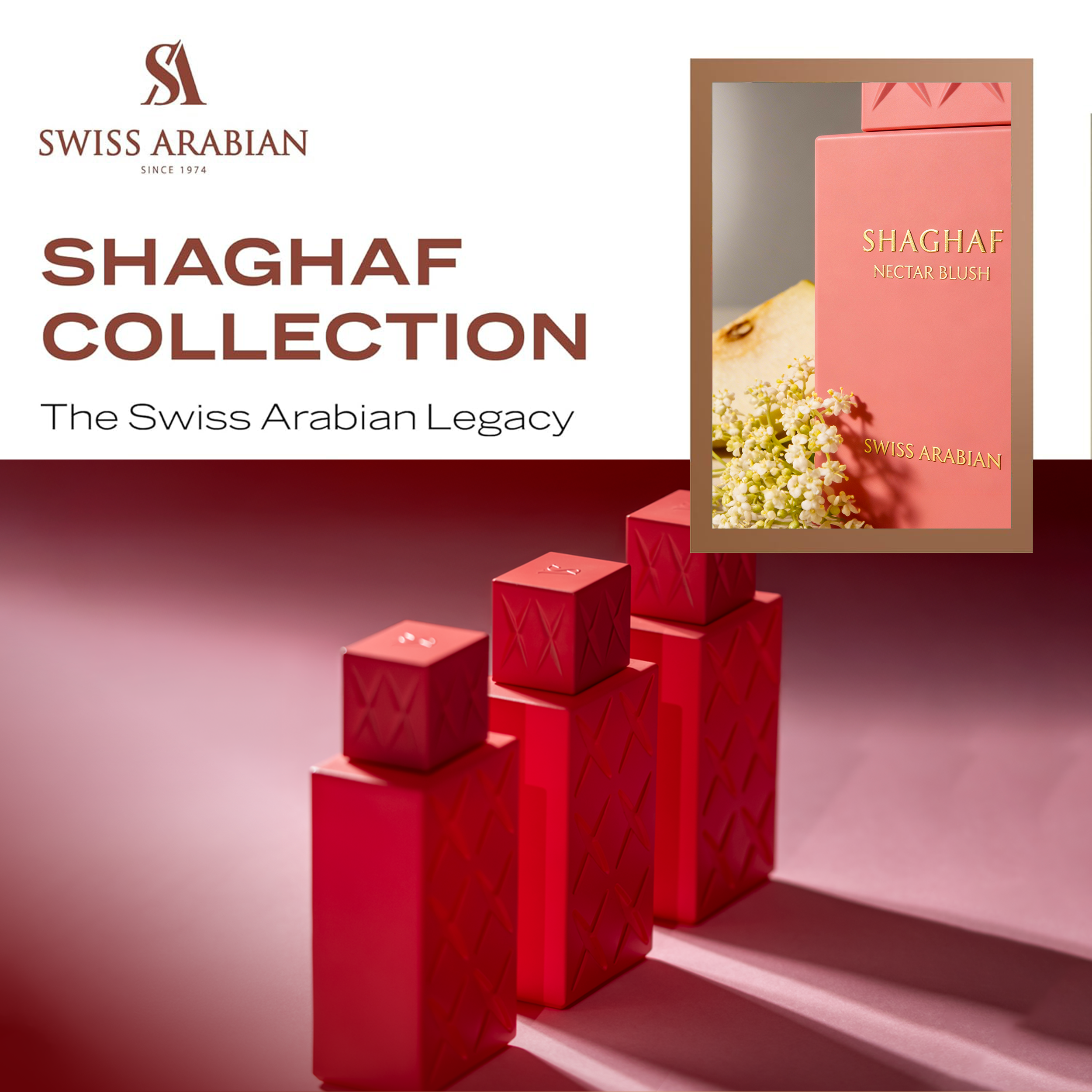 Swiss Arabian Shaghaf Nectar Blush EDP 75ml