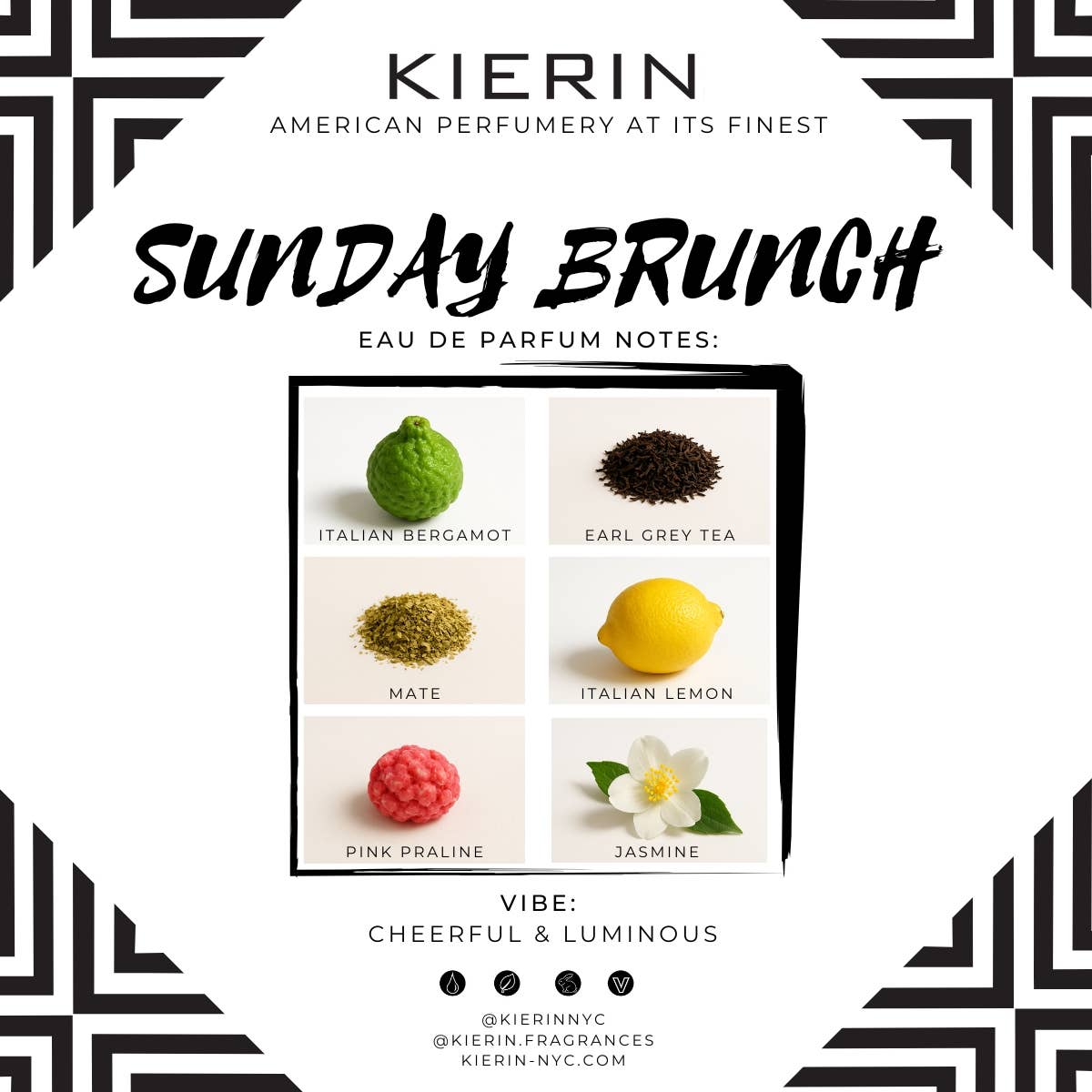 KIERIN SUNDAY BRUNCH | Joyful, Citrus, Tea Perfume | 30ml