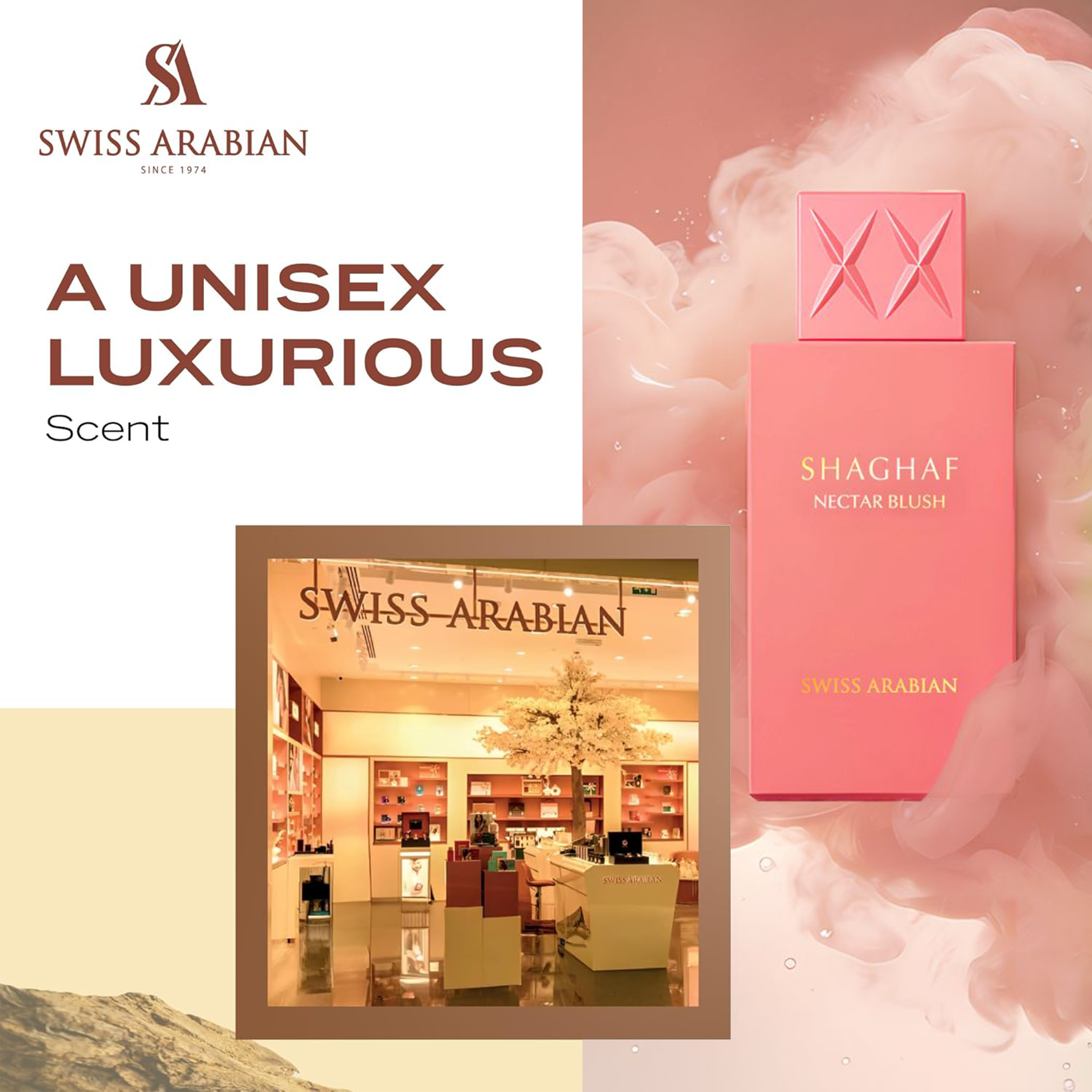 Swiss Arabian Shaghaf Nectar Blush EDP 75ml